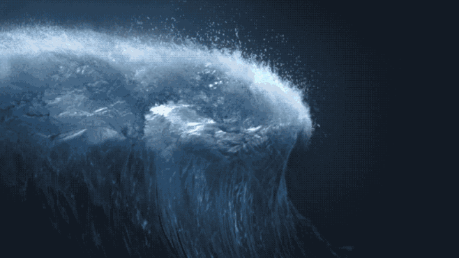 water Ocean wave mov...