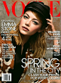 《Vogue》杂志美国版2014年5月刊

明星：艾玛·斯通 (Emma Stone)