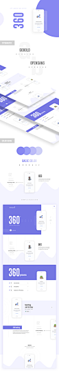 Themeunix: 360 Landing Page on Behance