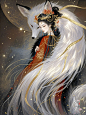 神话系列｜月色下的九尾狐娘娘 - 小红书