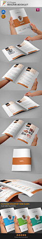 Resume Booklet (10 Pages) : Resume Booklet (10 Pages)This is a Resume Booklet created using InDesign CS5 . The file is completely editable, all of the fonts used are free and downloadable. For detailed preview pictures look at link above this text.Package