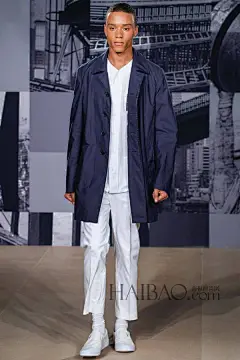 纽约品牌逆袭伦敦！DKNY 2015春夏男装秀，海报时尚网带你亲临2015春夏伦敦男装周_DKNY