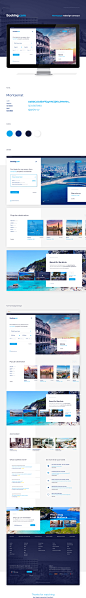 Booking.com - Homepage redesign concept. : My idea on booking.com homepage website redesign. I hope you like it ;)