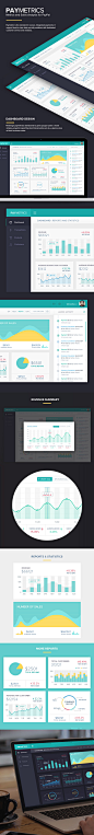 Paymetrics: UI/UX Dashboard Design : Redesign paymetric dashboard  to gives paypal users a more simple, powerful reporting tool that provides an at-a- glance view of their business sales.