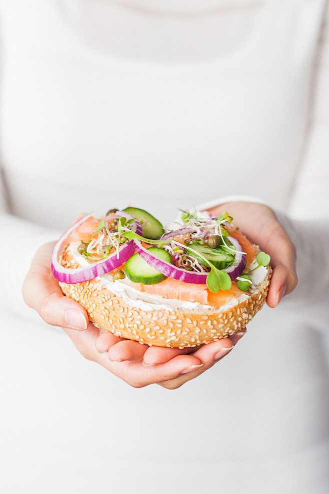 FOOD: Bagels with Lo...