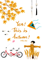 Paco_Yao 插画 原创 GIF 动图 秋天 秋季 Yes！This is autumn！