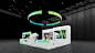 Exhibition  booth 3ds max vray design