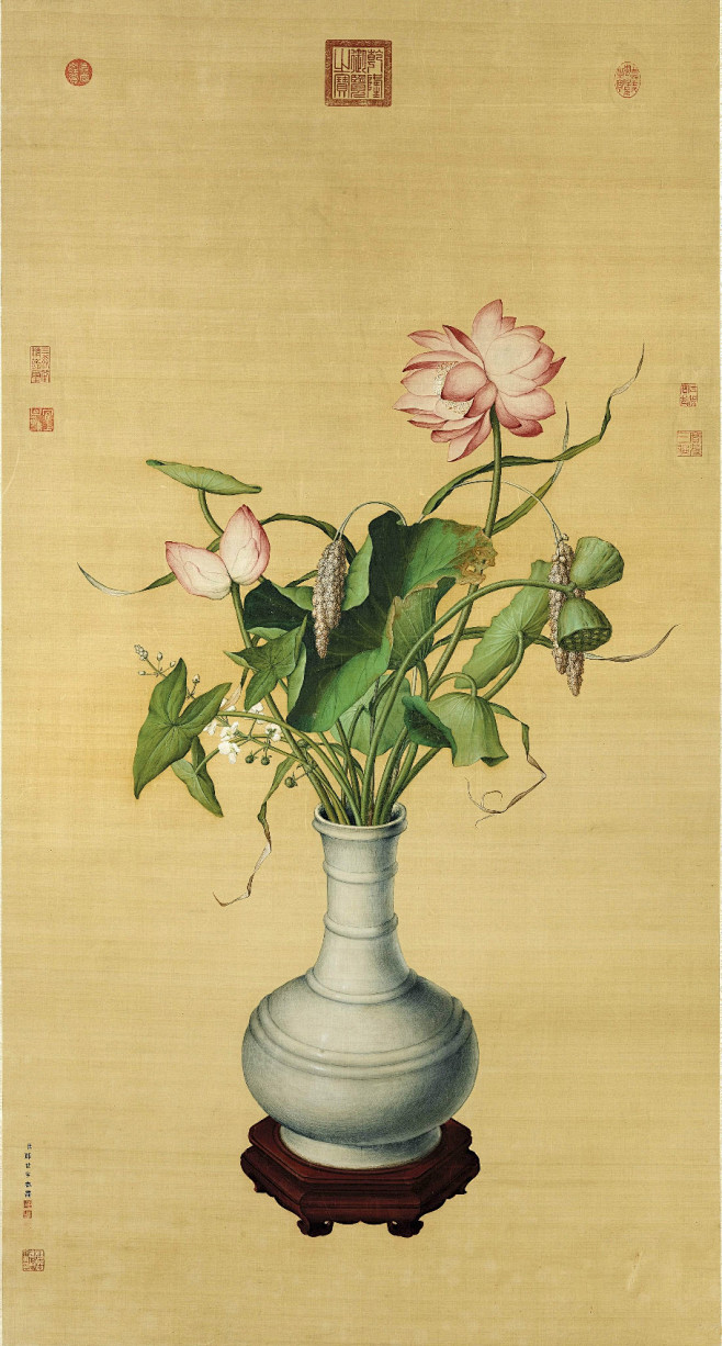郎世宁 池莲双瑞图
索斯比拍品