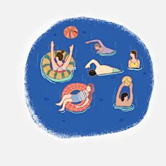 年底温泉度假聚会泡汤游泳公司同事PNG图片大小2000x2000px 图片尺寸1.28 MB 来自PNG搜索网 pngss.com 免费免扣png素材下载！白领#办公室#答谢员工#度假#公司#聚会#卡通手绘#开心#年底聚会#趴体#泡汤#同事#同学聚会#