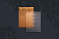 Transparent Invitation Card Mockup