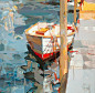 来自 阿尔巴尼亚艺术家 Josef Kote 绘画作品一组。