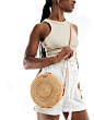 ASOS DESIGN straw round rattan crossbody bag_ 1_yyt