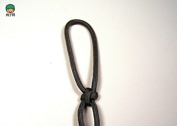 刀绳 钥匙链的个性绳结编织方法图片解析
