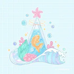 配色清新治愈且造型奇特的玻璃罐中都能装什么？一起来看看~

by.moonlume #灵感的诞生# #插画# ​​​​