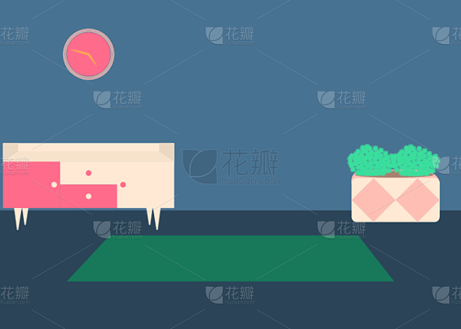 住宅房间,住宅内部,高雅,多色的,室内,绘画插图,家具,矢量,装饰物,房屋