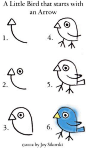 How to draw a bird and many other animals.  My kids will love this!