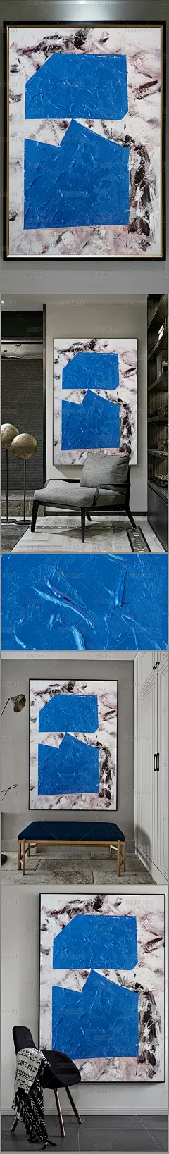 高清立体抽象油画艺术玄关（一千三百二十三）