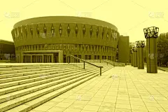 新清华学堂,校园,椭圆形,水平画幅,形状,建筑,无人,户外,材料,特写