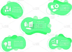 绘画插图,概念,有序,背景分离,灵感,塑胶,技术,模板,垃圾,电子行业