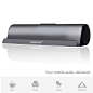 Amazon.com: LuguLake Portable Bluetooth Speaker, with Stand function Wireless Stereo Speaker Built-in 3.5mm Aux Port (Coffee): MP3 Players & Accessories