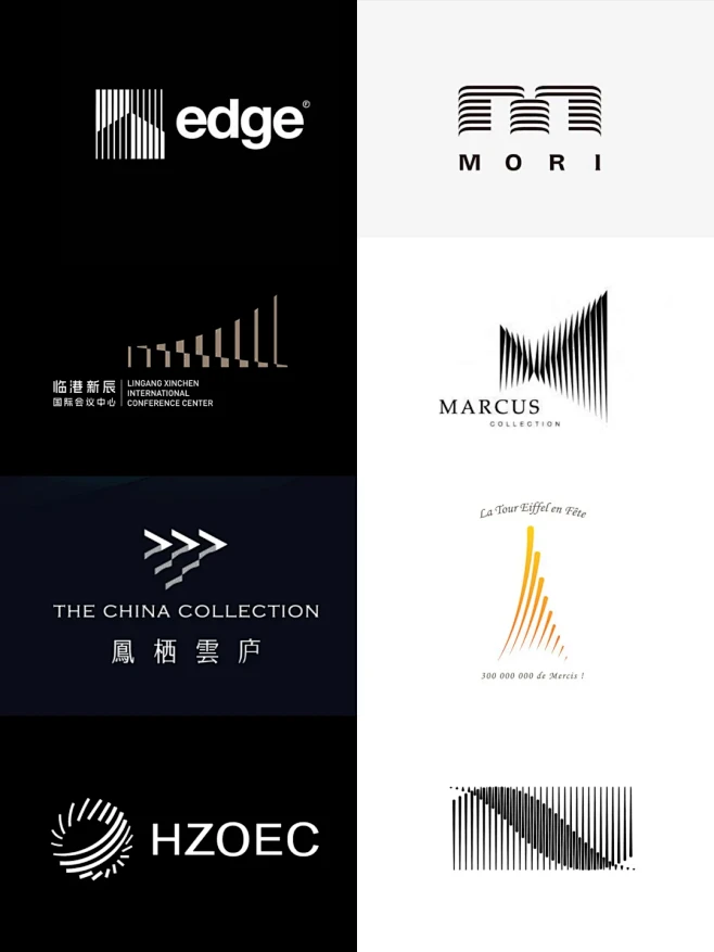 设计感的线段logo分享极强的现代感、未来感 - 小红书