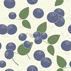 模式的蓝莓