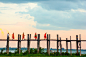 Monks on the U-Bein bridge by Bastian Hulselmans on 500px