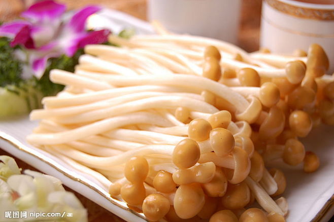 金针菇摄影图__食物原料_餐饮美食_摄影...