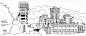 国外大师建筑手绘 素描 速写 绘画 (74)