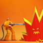 其中包括图片：Our Heroes Fight Monsters