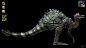 Ni Paintover #2, Travis Smith : Second paintover for a creature I recently finished first pass modeling for a short film. I plan to explore a number of colour palettes and patterns before I start texturing this girl. More to come.

This pattern is based o