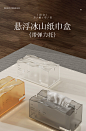纸巾盒客厅高档轻奢家用茶几收纳创意纸抽多功能弹簧高级感抽纸盒-tmall.com天猫