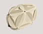 意大利设计工作室Odo Fioravanti女包。3D打印20面三角形结构，被称为常春藤的技术设计。@北坤人素材