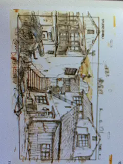 【珍藏】庞大的千与千寻手绘原稿_看图_千与千寻吧_百度贴吧