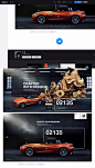 Website pieces of BMW on Behance