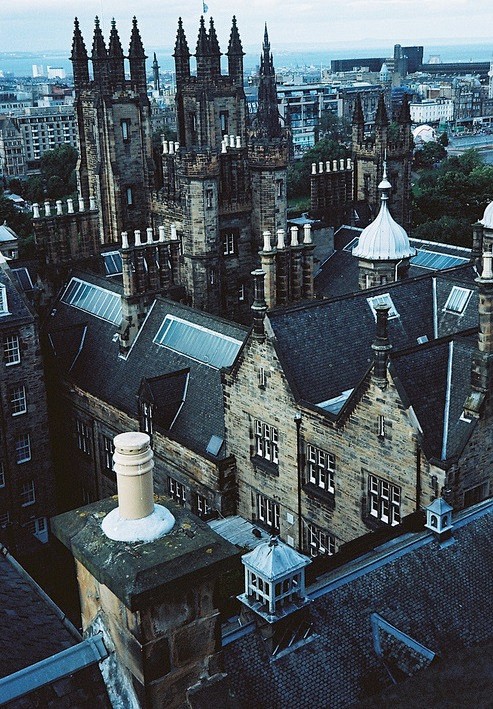 屋顶，爱丁堡，苏格兰