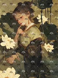 AI版权图古风女1632