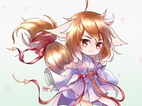 sai教程涂山红红q版上色教程