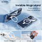 Amazon.com: CASEKOO for iPhone 15 Pro Case, Military Drop Protection, Compatible with MagSafe, Build in Magnetic Stand, Non-Yellowing Slim Holder for Women Men 6.1 Inch 2023, Clear : Cell Phones & Accessories