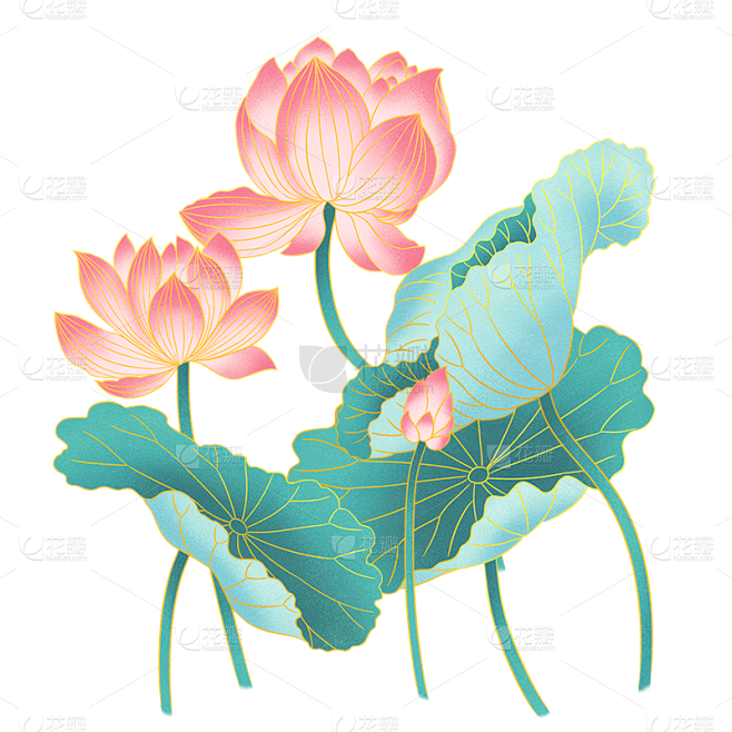 中国风-夏日荷花