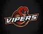VIPERS篮球logo 篮球队 体育运动 毒蛇 邪恶 竞赛 眼镜蛇  商标设计  图标 图形 标志 logo 国外 外国 国内 品牌 设计 创意 欣赏