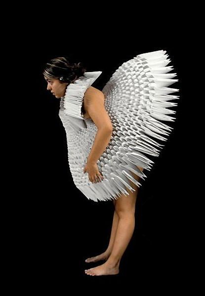 Paper dress by artis...