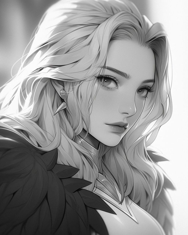 插画人物线稿参考图集 卡通插画原画设计素...