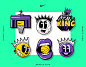 NIKE LEBRON WORLD TOUR BADGES 插画设计-古田路9号-品牌创意/版权保护平台