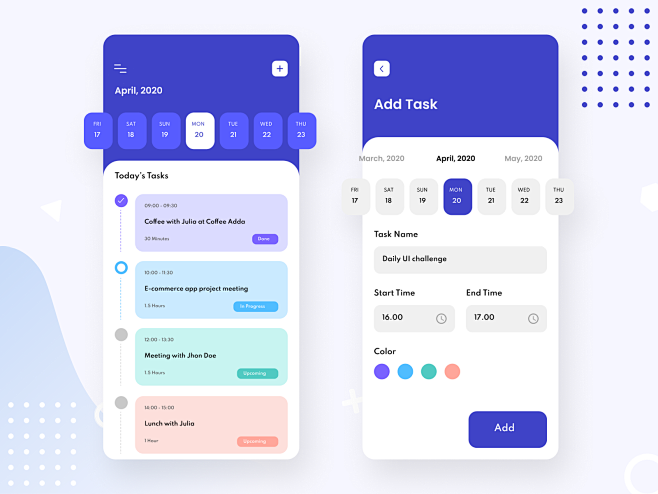 任务、日程管理app ui .fig素材...