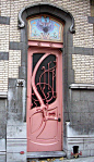 I would love to see a door like this....even in different colors.