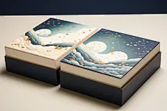 精美礼品盒样机模型图片
