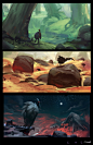 非常成熟的游戏概念稿场景 - cgwall游戏原画