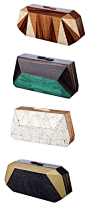 Wooden clutches: 