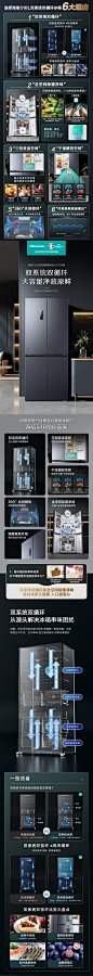海信510L十字四门冰箱详情1